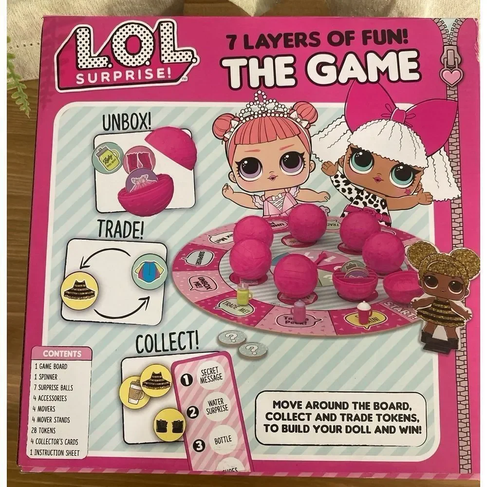 LOL Surprise 7 Layers Game‎ with Exclusive Accessories Trading Collection Game